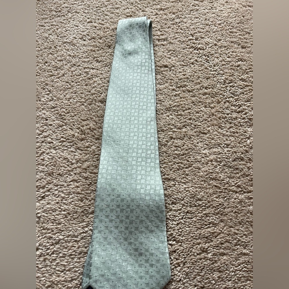 Mint Green 100% Sill Kings Size Tie - Picture 2 of 9
